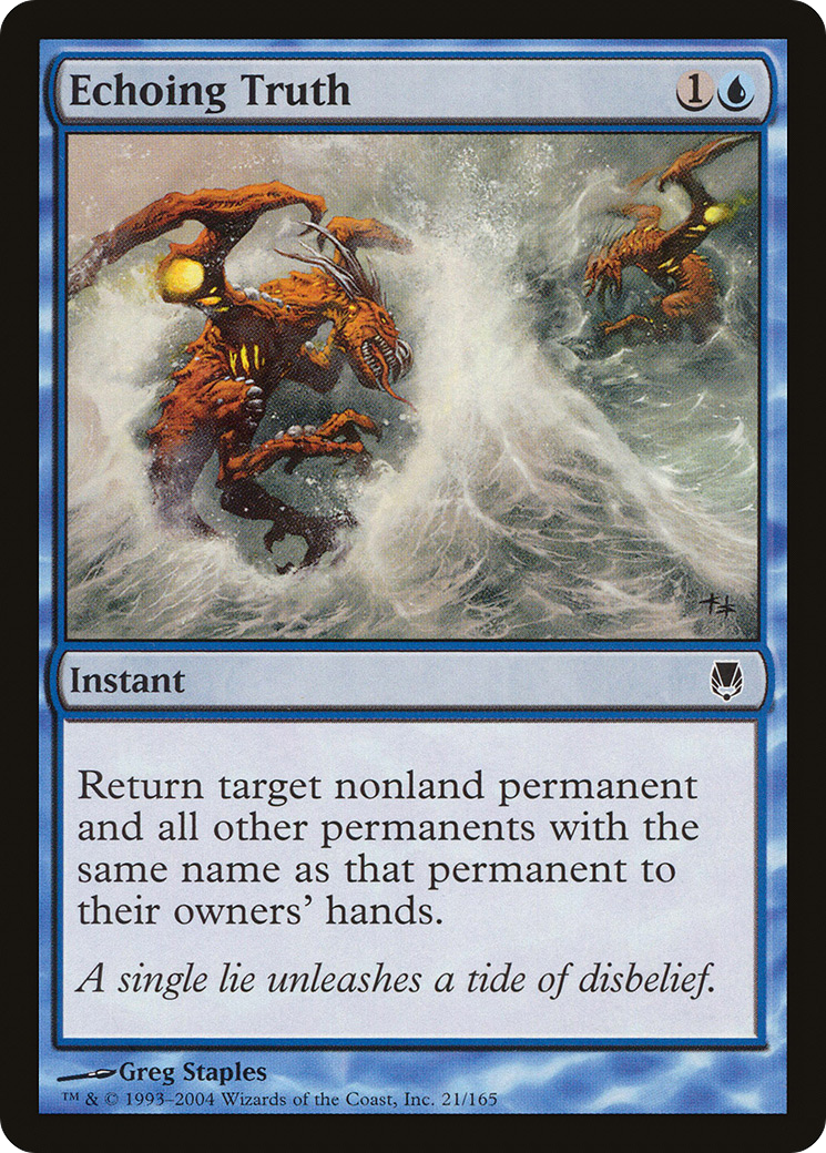 Echoing Truth (021) Foil - Darksteel