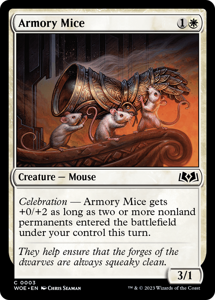 Armory Mice (003) - Wilds of Eldraine