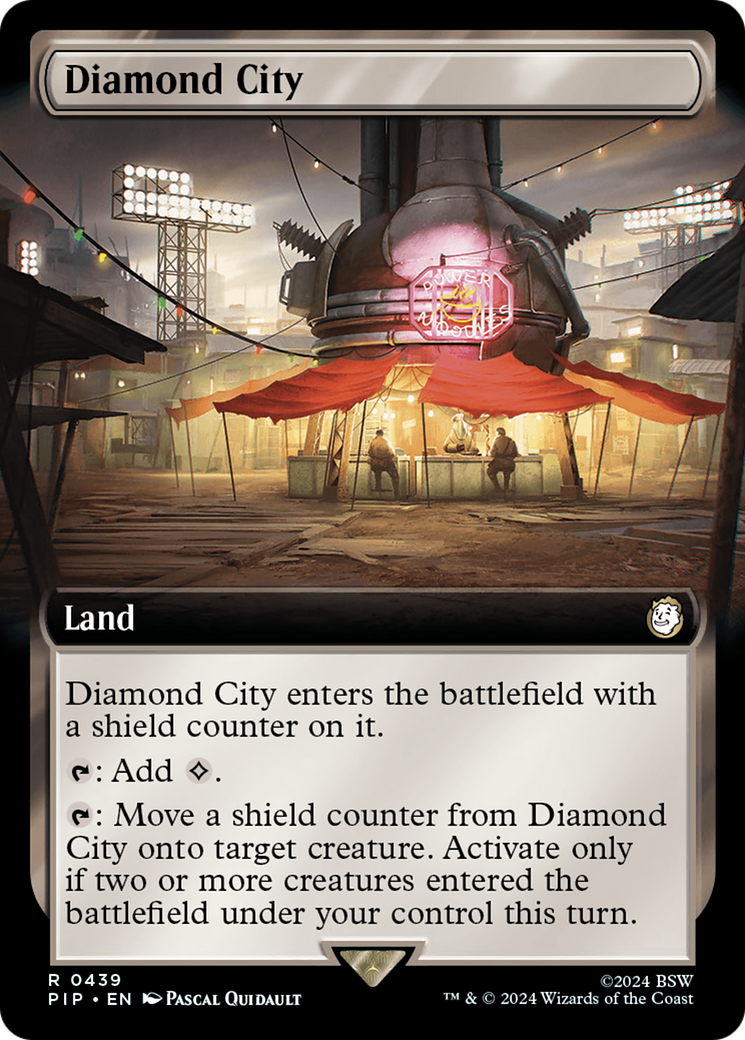 Diamond City (Extended Art) (439) Foil - Fallout