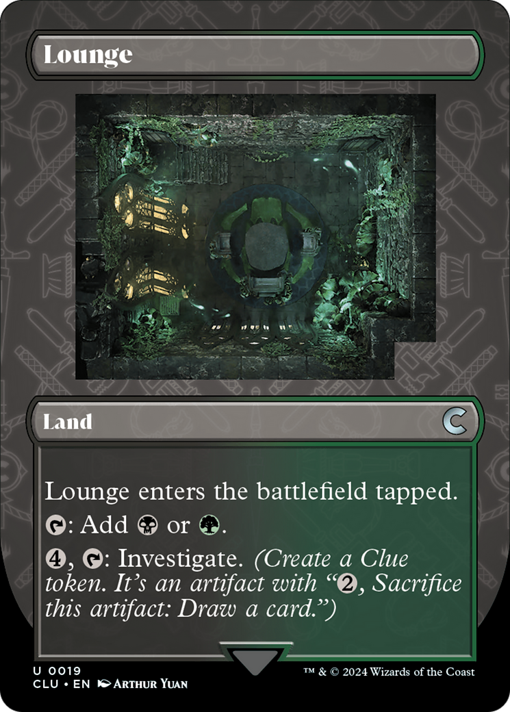 Lounge (Borderless) (019) - Ravnica: Clue Edition