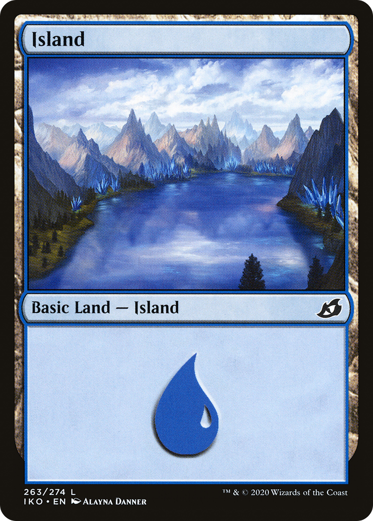 Island (263) Foil - Ikoria: Lair of Behemoths