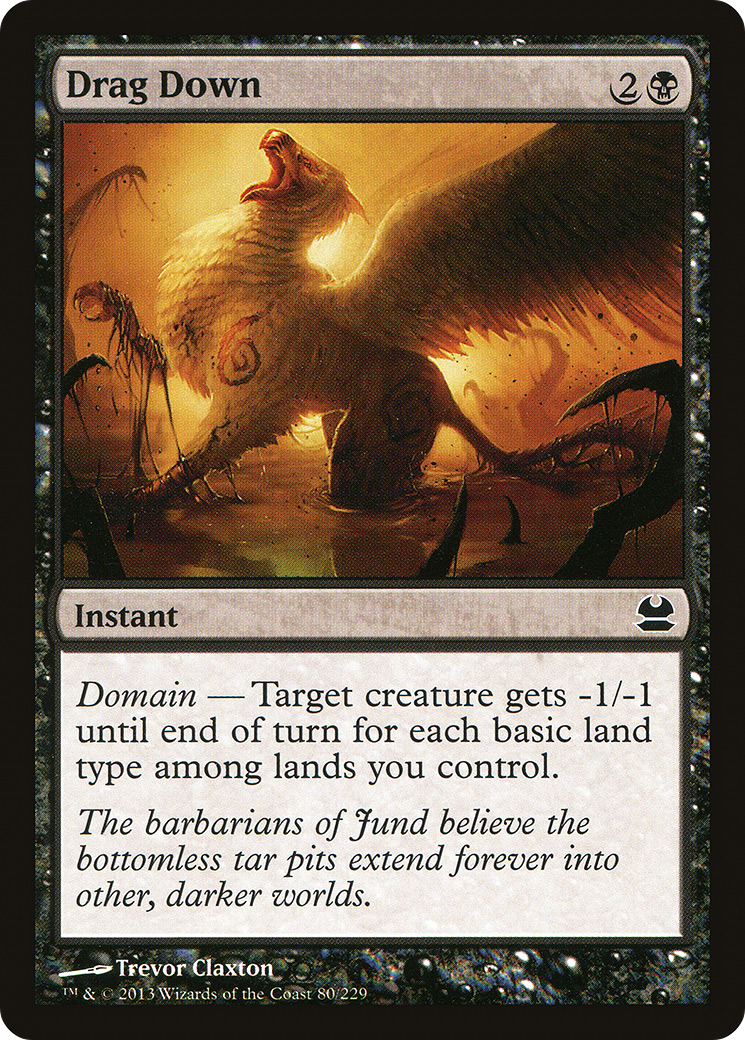 Drag Down (080) Foil - Modern Masters