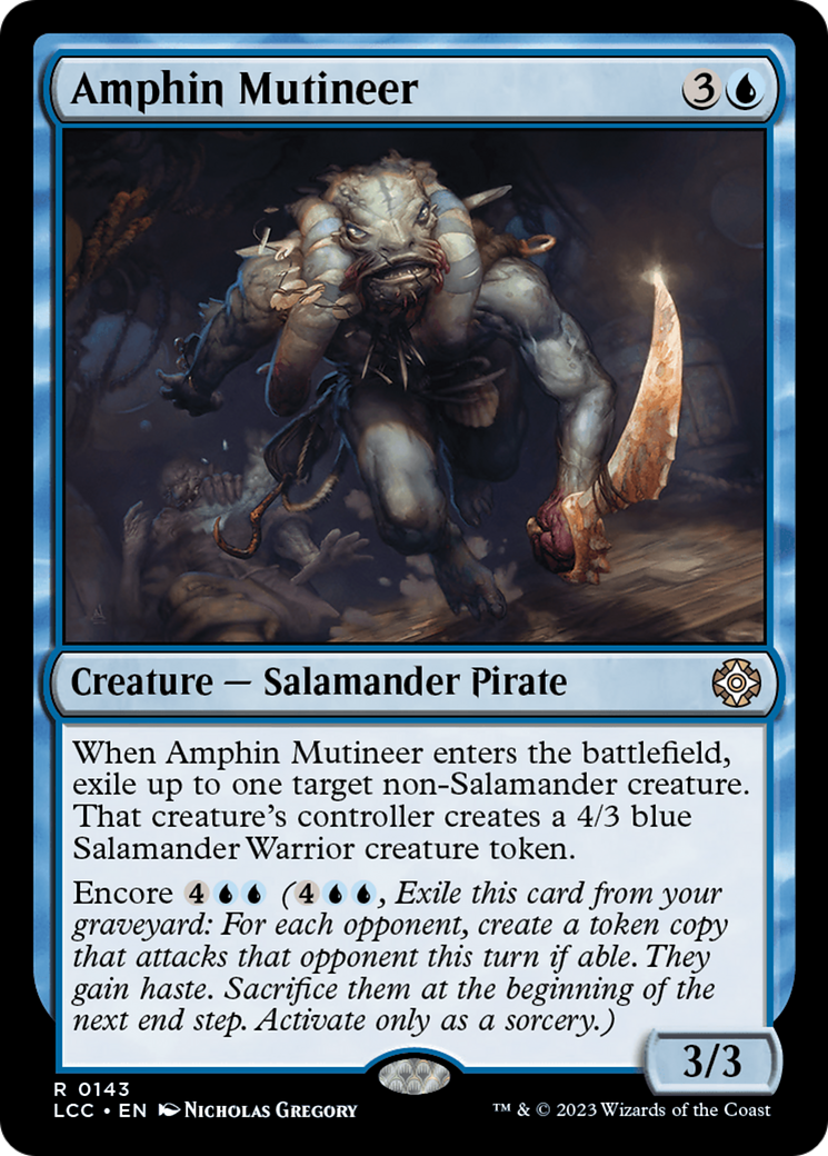 Amphin Mutineer (143) - The Lost Caverns of Ixalan Commander
