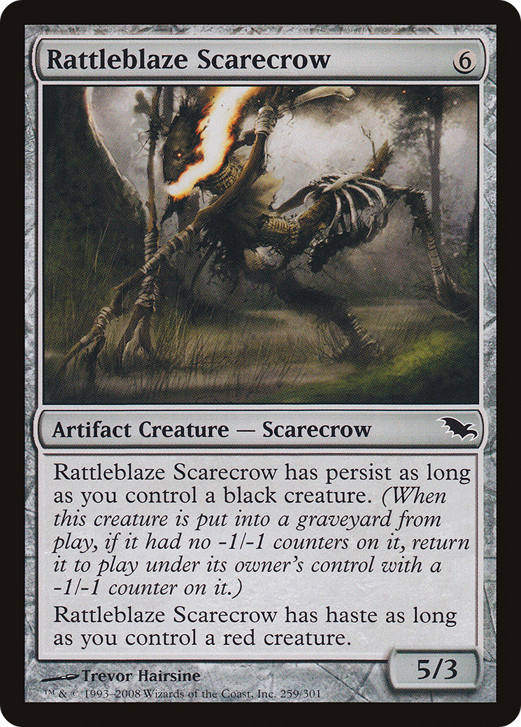 Rattleblaze Scarecrow (259) Foil - Shadowmoor