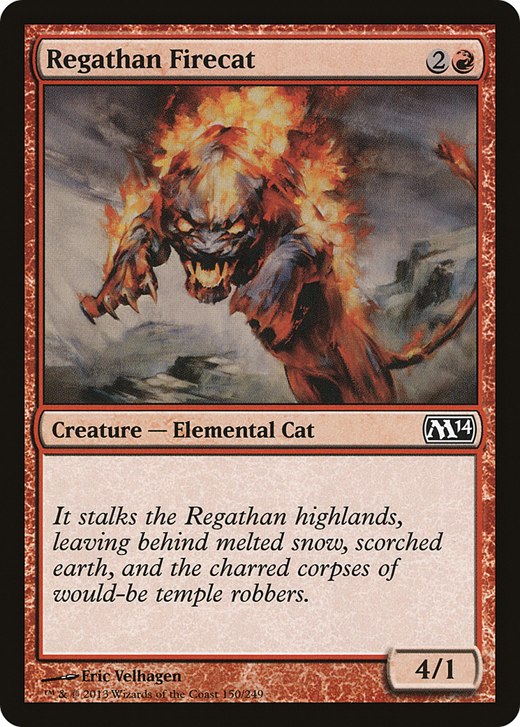 Regathan Firecat (150) Foil - Magic 2014