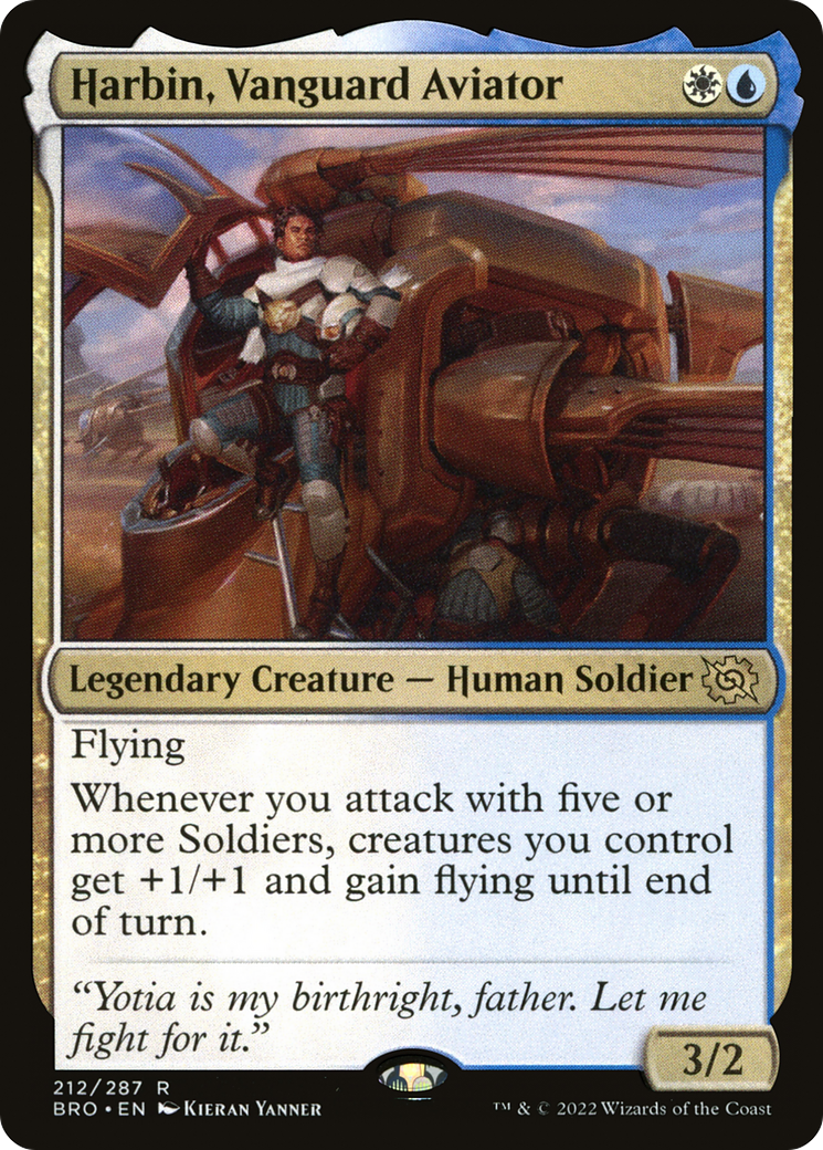 Harbin, Vanguard Aviator (212) Foil - The Brothers' War