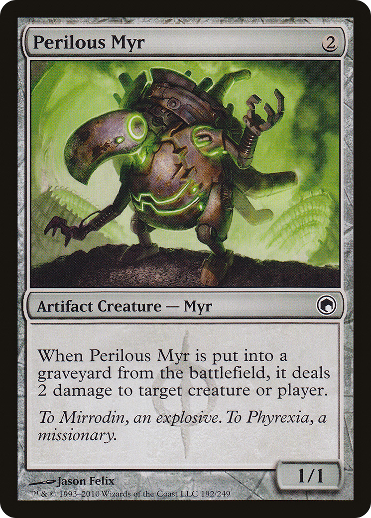 Perilous Myr (192) Foil - Scars of Mirrodin