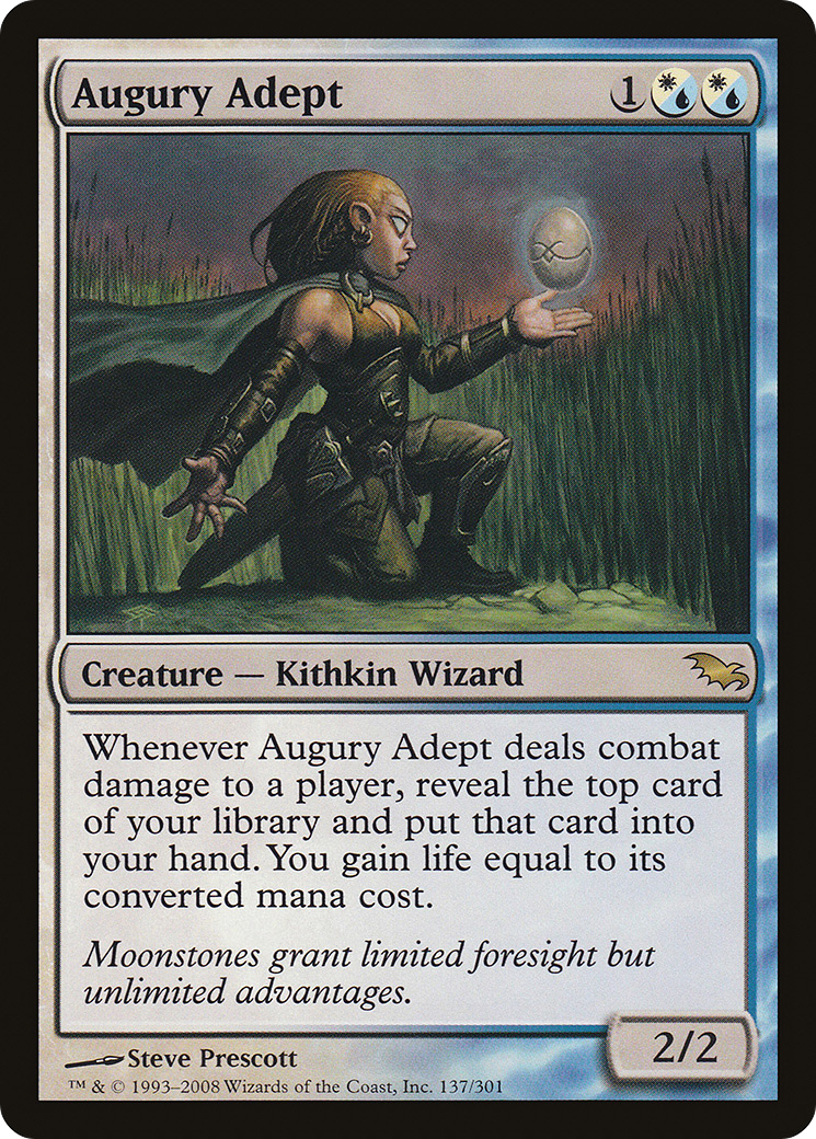 Augury Adept (137) Foil - Shadowmoor
