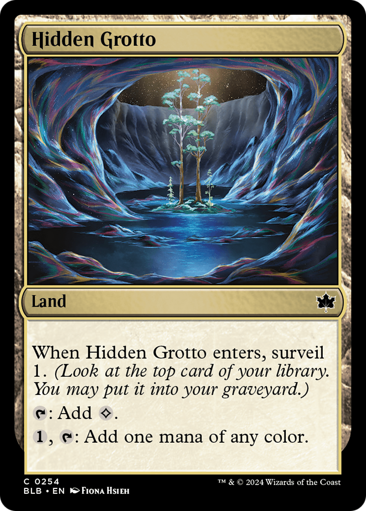 Hidden Grotto (254) Foil - Bloomburrow