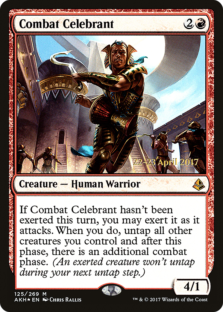 Combat Celebrant (125) Foil - Amonkhet Promos