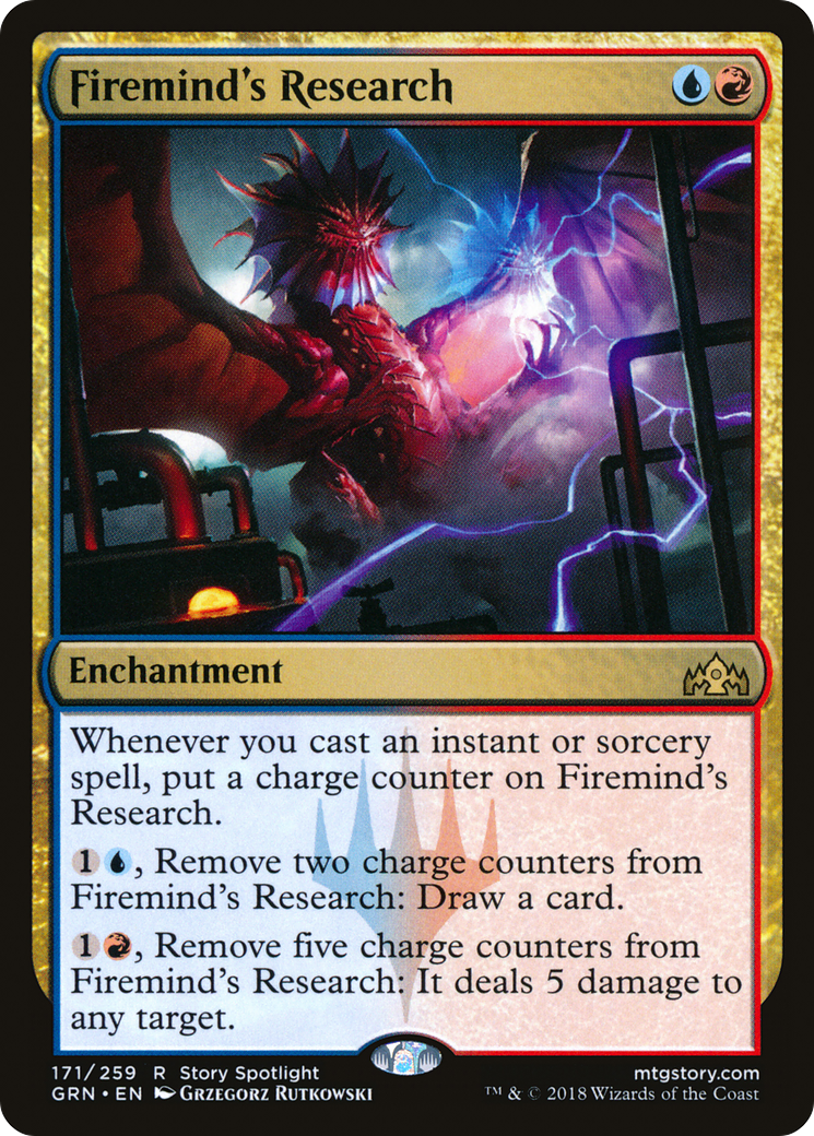 Firemind's Research (171) Foil - Guilds of Ravnica