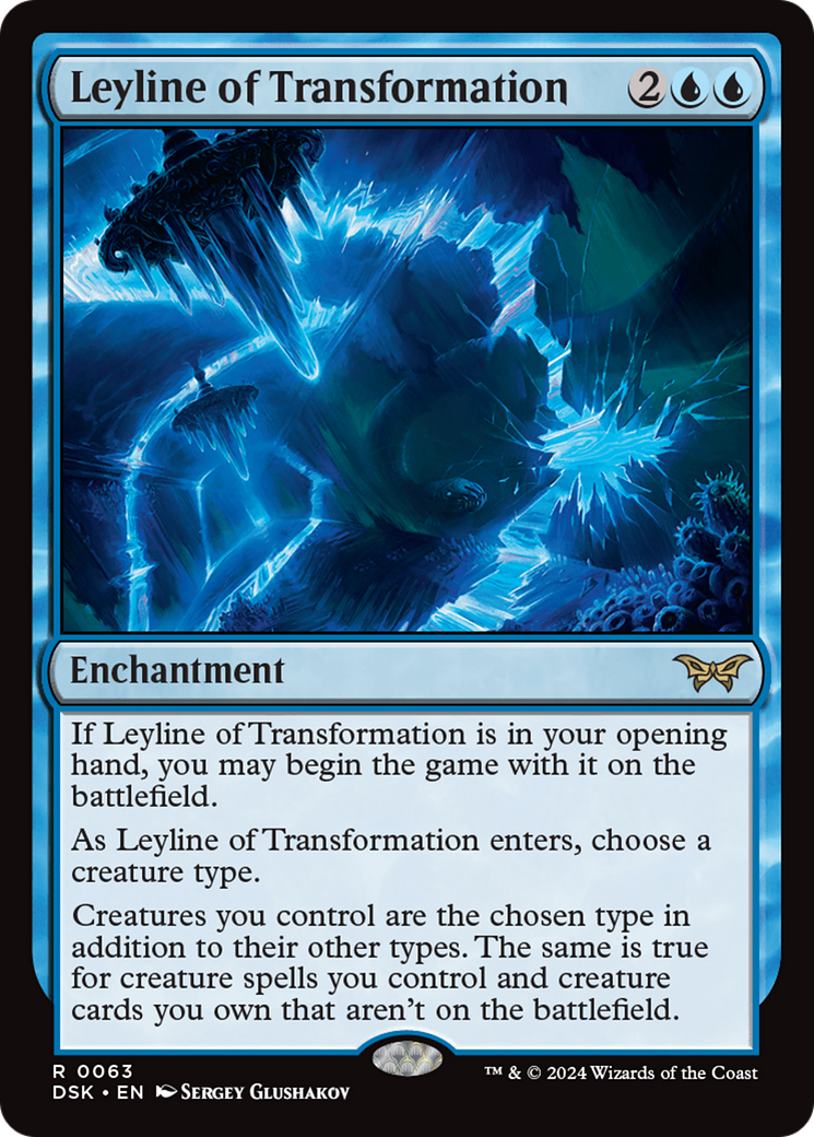 Leyline of Transformation (063) Foil - Duskmourn: House of Horror