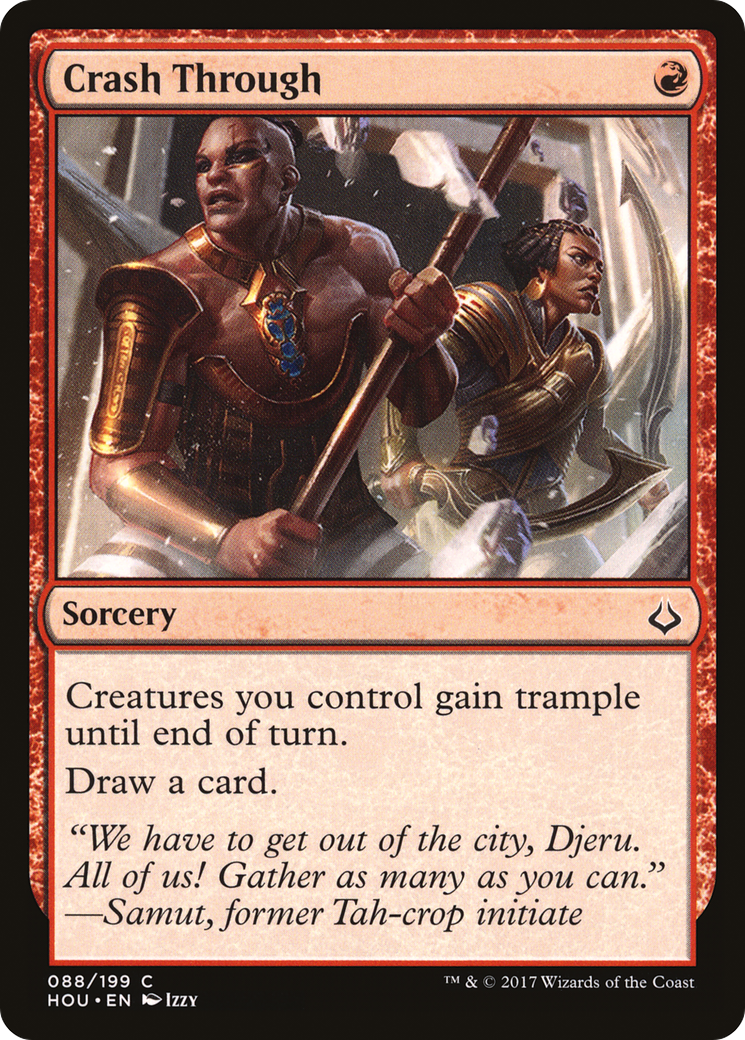 Crash Through (088) Foil - Hour of Devastation