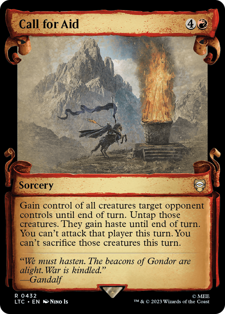Call for Aid (Showcase) (432) - Tales of Middle-earth Commander