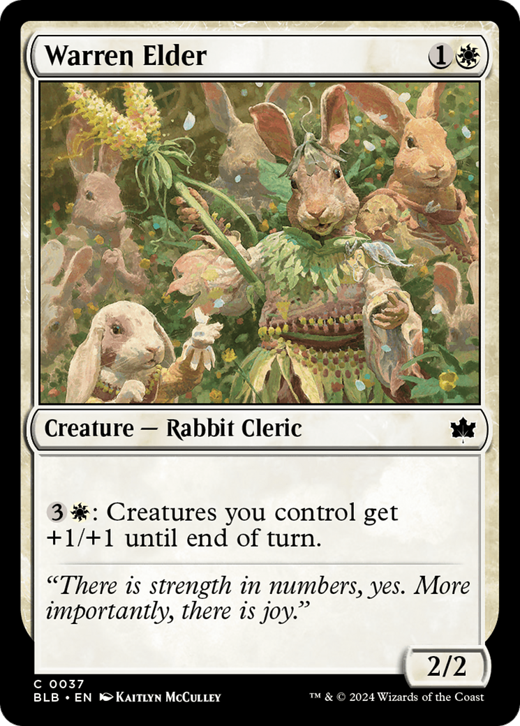 Warren Elder (037) Foil - Bloomburrow