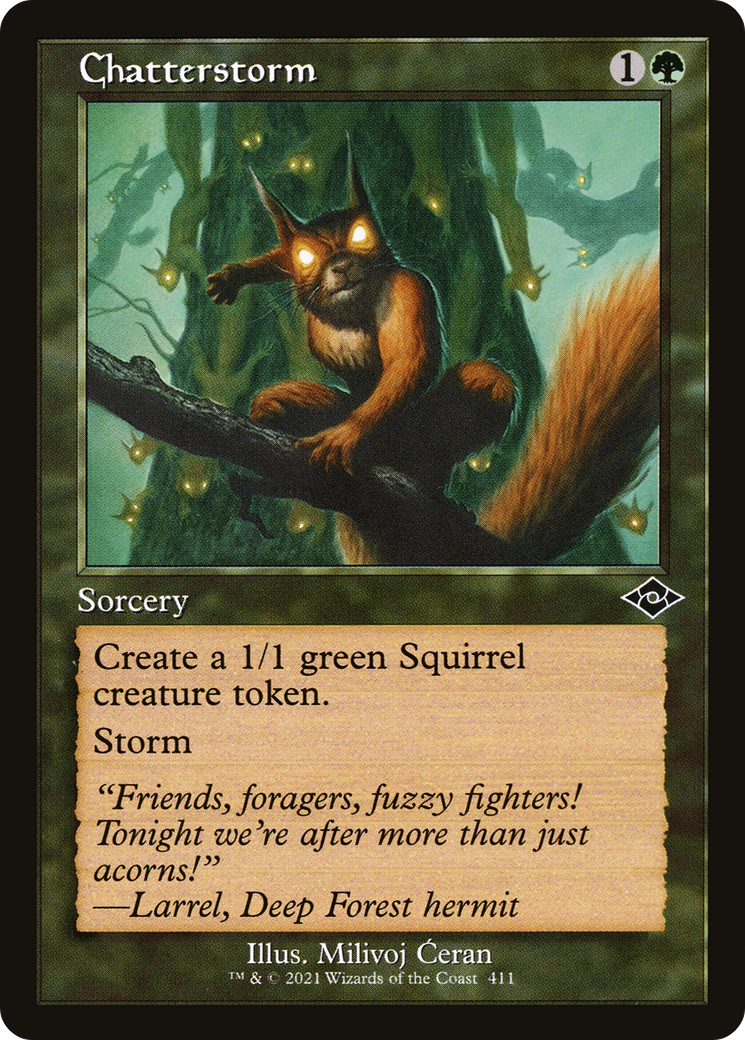 Chatterstorm (Retro) (411) Foil - Modern Horizons 2