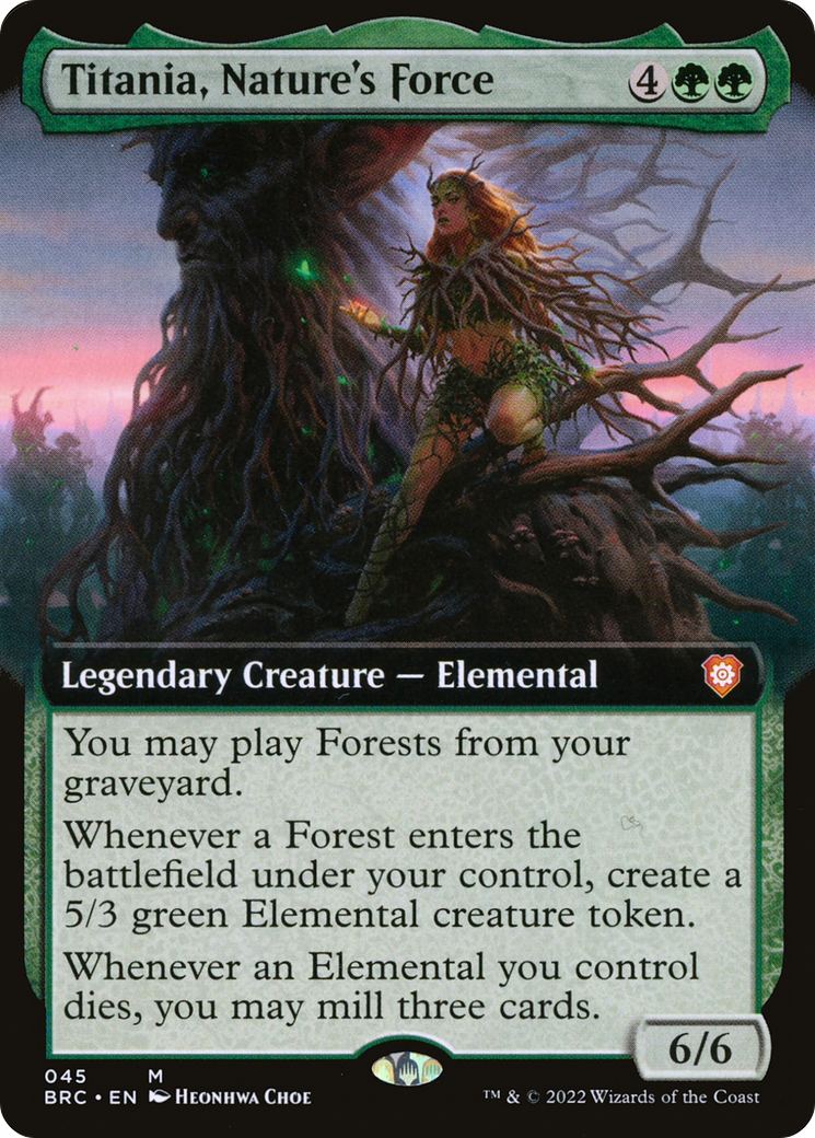 Titania, Nature's Force (Extended Art) (045) - The Brothers' War Commander