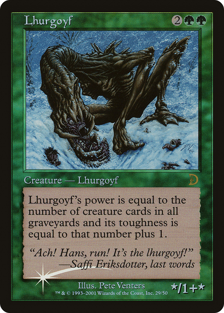Lhurgoyf (Retro) (029) Foil - Deckmasters