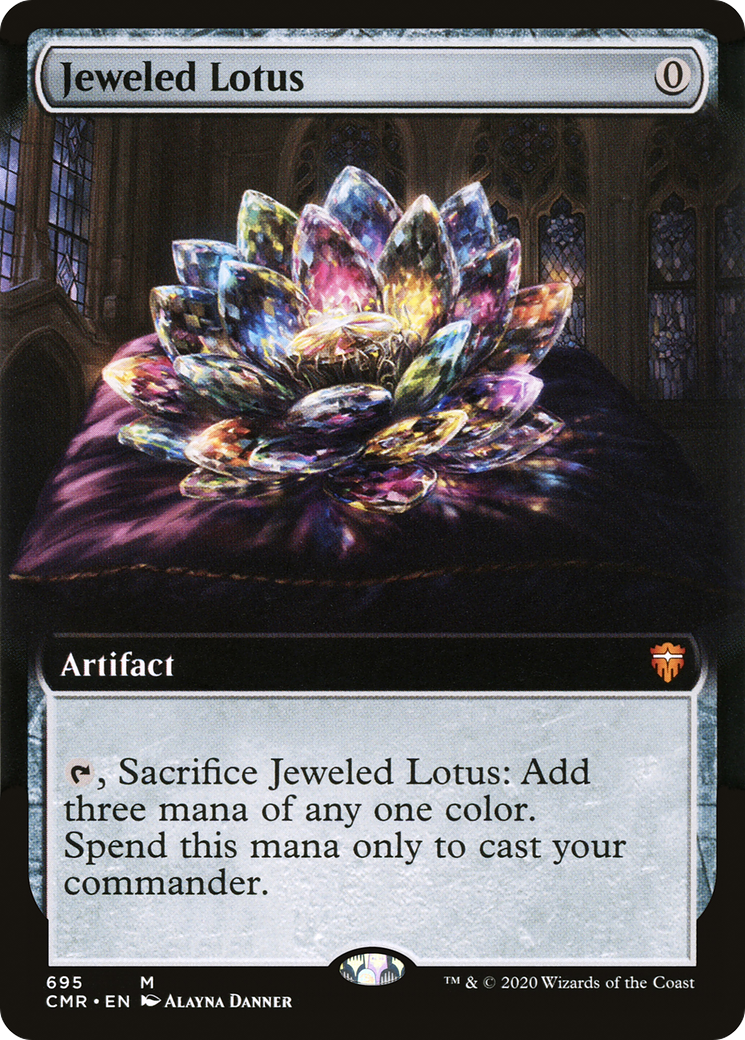 Jeweled Lotus (Extended Art) (695) - Commander Legends