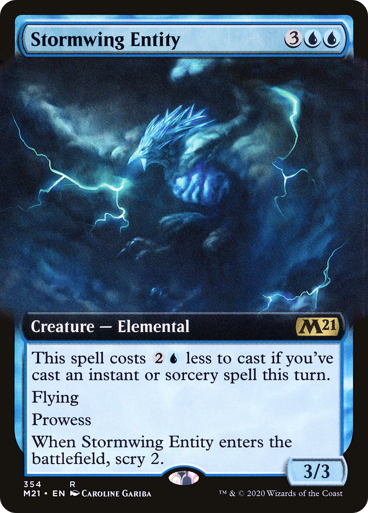 Stormwing Entity (Extended Art) (354) Foil - Core Set 2021