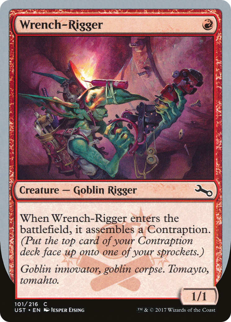 Wrench-Rigger (101) Foil - Unstable