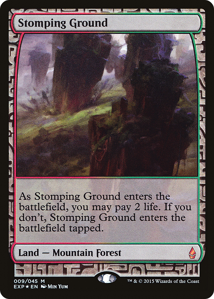 Stomping Ground (009) Foil - Zendikar Expeditions