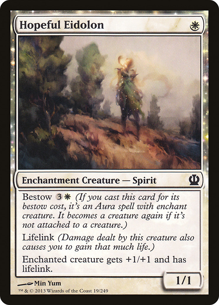 Hopeful Eidolon (019) Foil - Theros