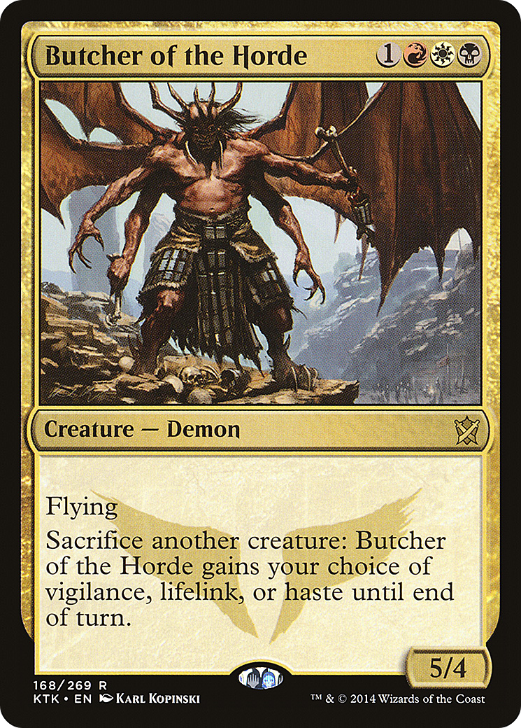 Butcher of the Horde (168) Foil - Khans of Tarkir