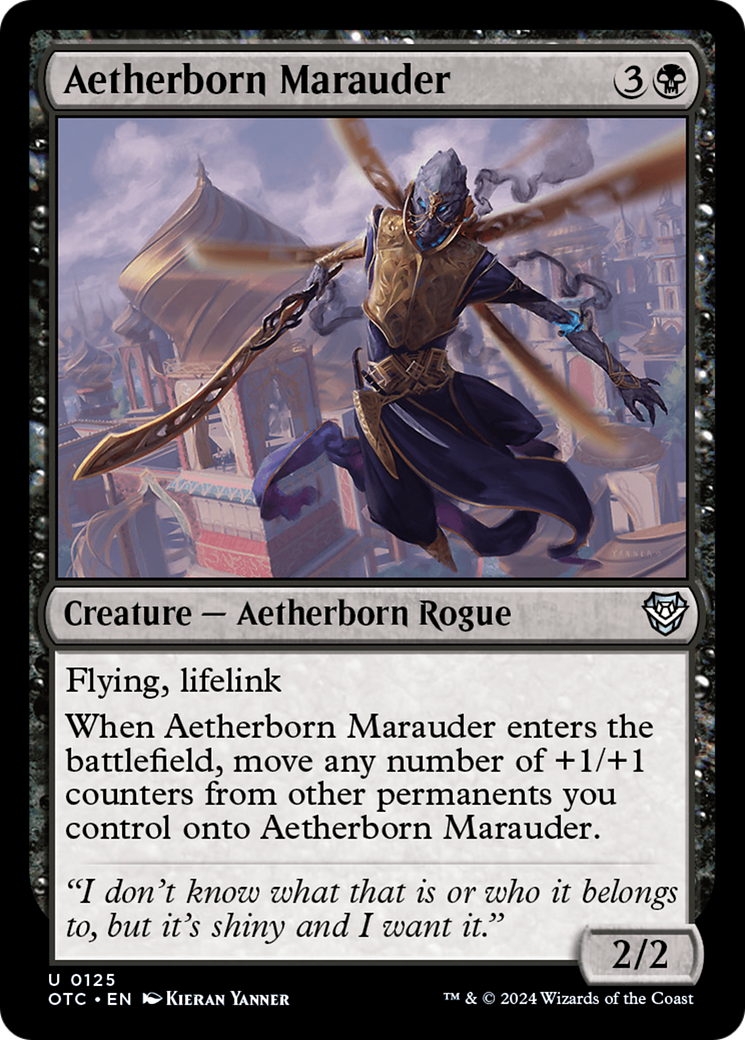 Aetherborn Marauder (125) - Outlaws of Thunder Junction Commander