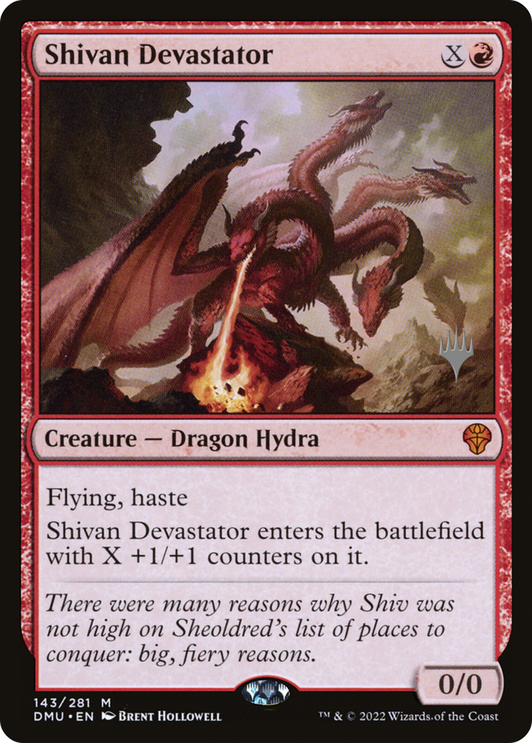Shivan Devastator (143) - Dominaria United Promos