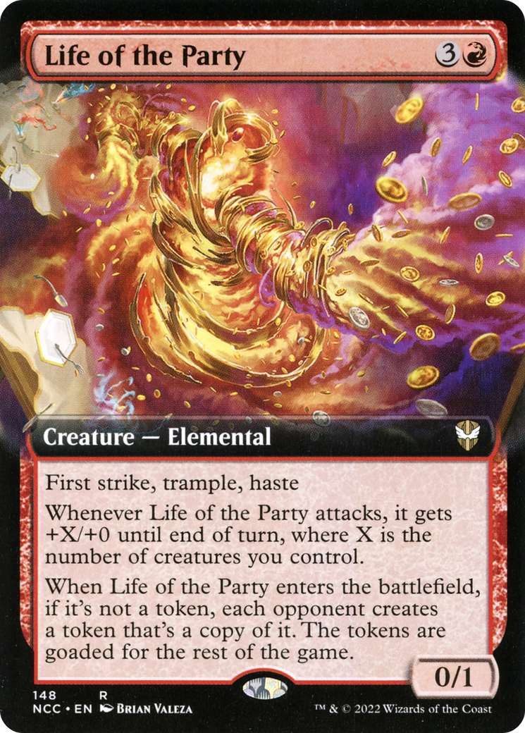 Life of the Party (Extended Art) (148) - New Capenna Commander