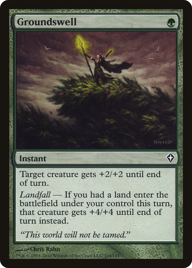 Groundswell (104) Foil - Worldwake