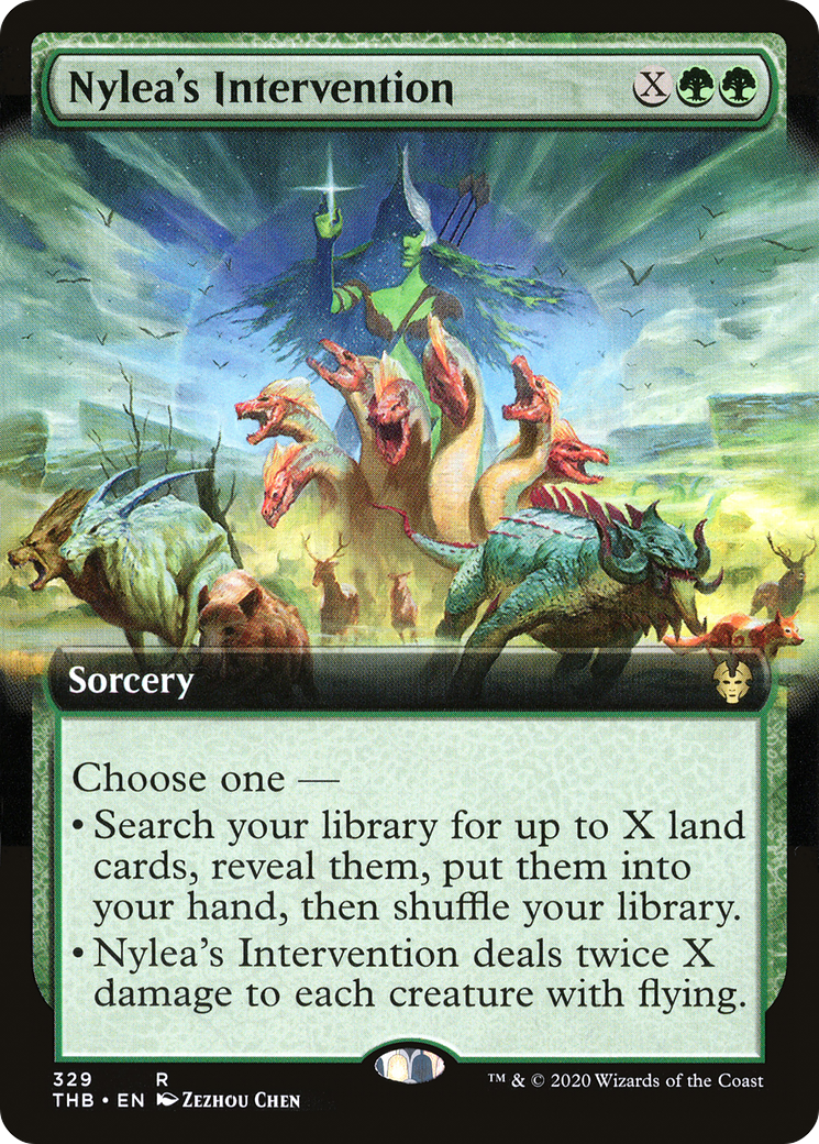 Nylea's Intervention (Extended Art) (329) Foil - Theros Beyond Death
