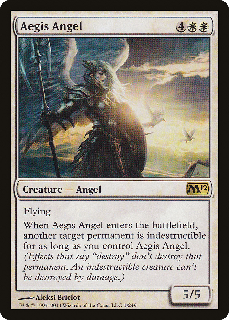 Aegis Angel (001) Foil - Magic 2012