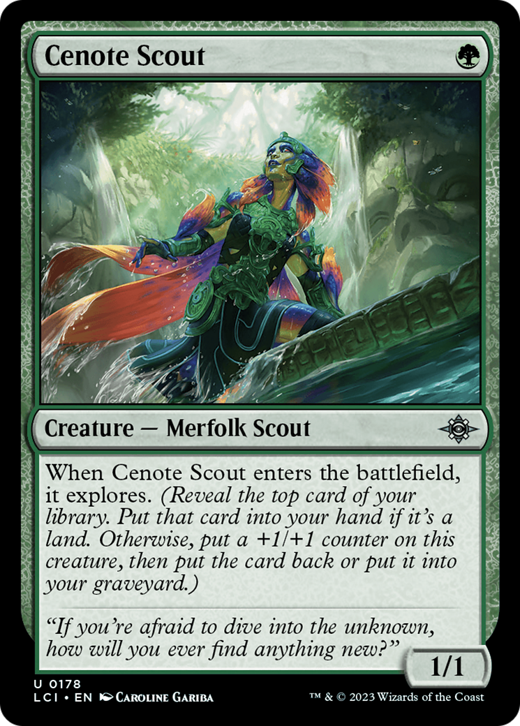 Cenote Scout (178) Foil - The Lost Caverns of Ixalan