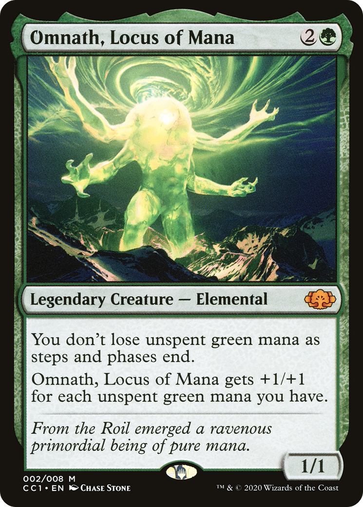 Omnath, Locus of Mana (002) Foil - Commander Collection: Green