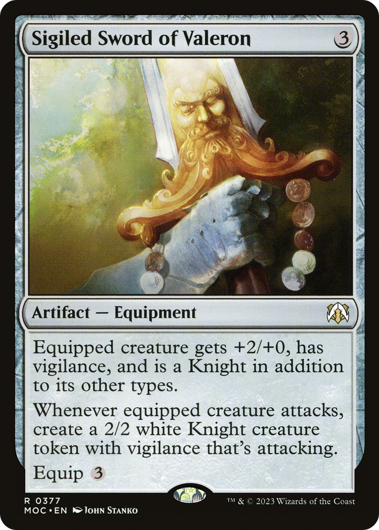 Sigiled Sword of Valeron (377) - March of the Machine Commander