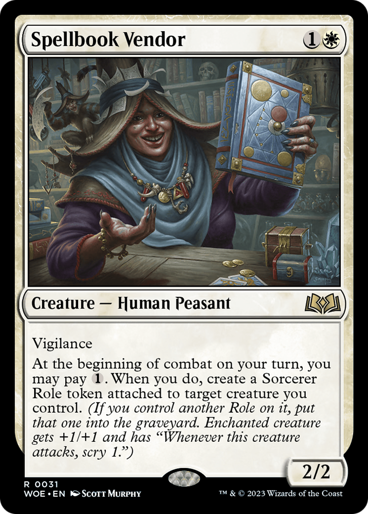 Spellbook Vendor (031) - Wilds of Eldraine