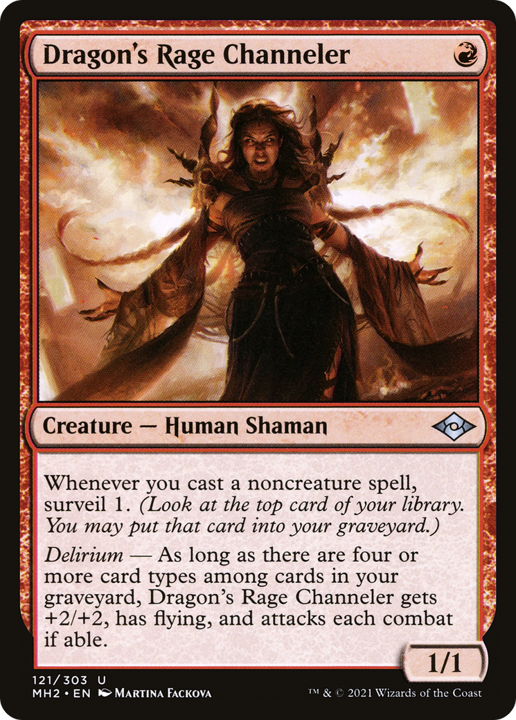 Dragon's Rage Channeler (121) - Modern Horizons 2