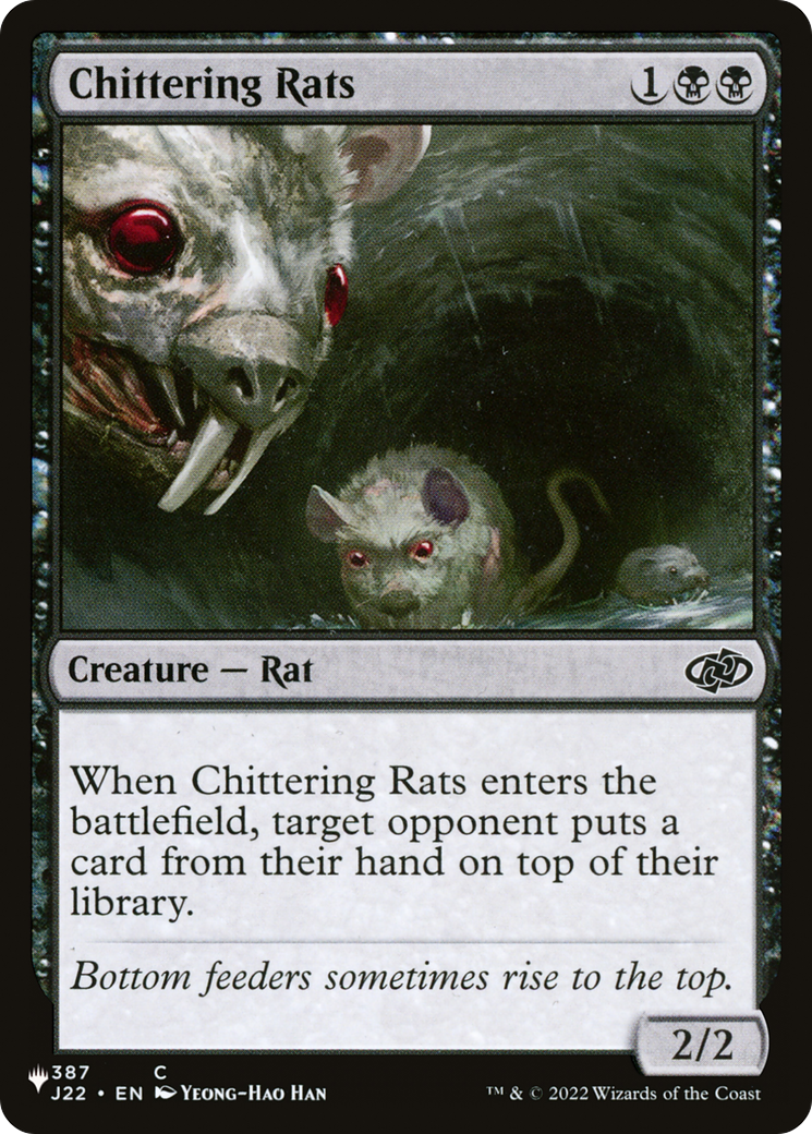 Chittering Rats (J22-387) - The List