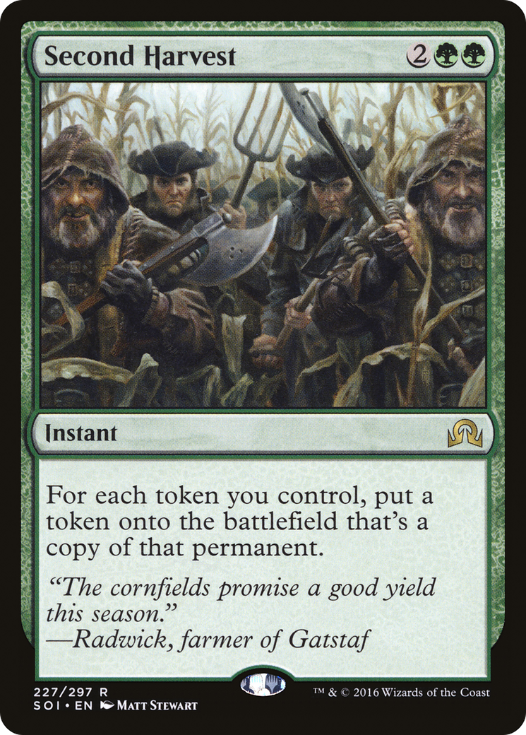 Second Harvest (227) Foil - Shadows over Innistrad