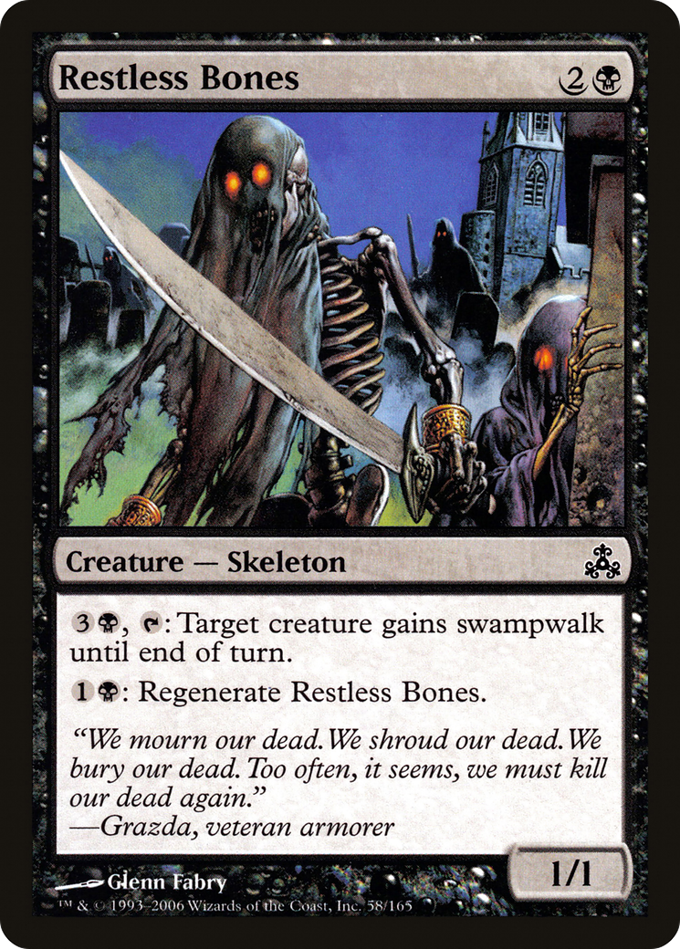 Restless Bones (058) Foil - Guildpact