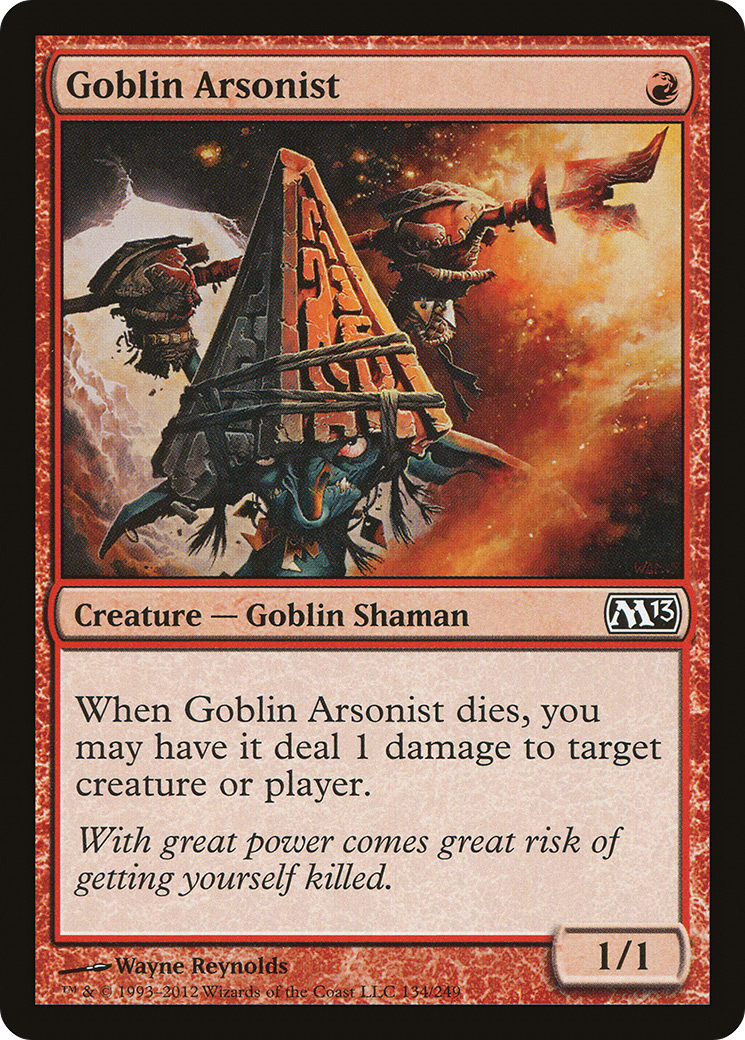 Goblin Arsonist (134) Foil - Magic 2013