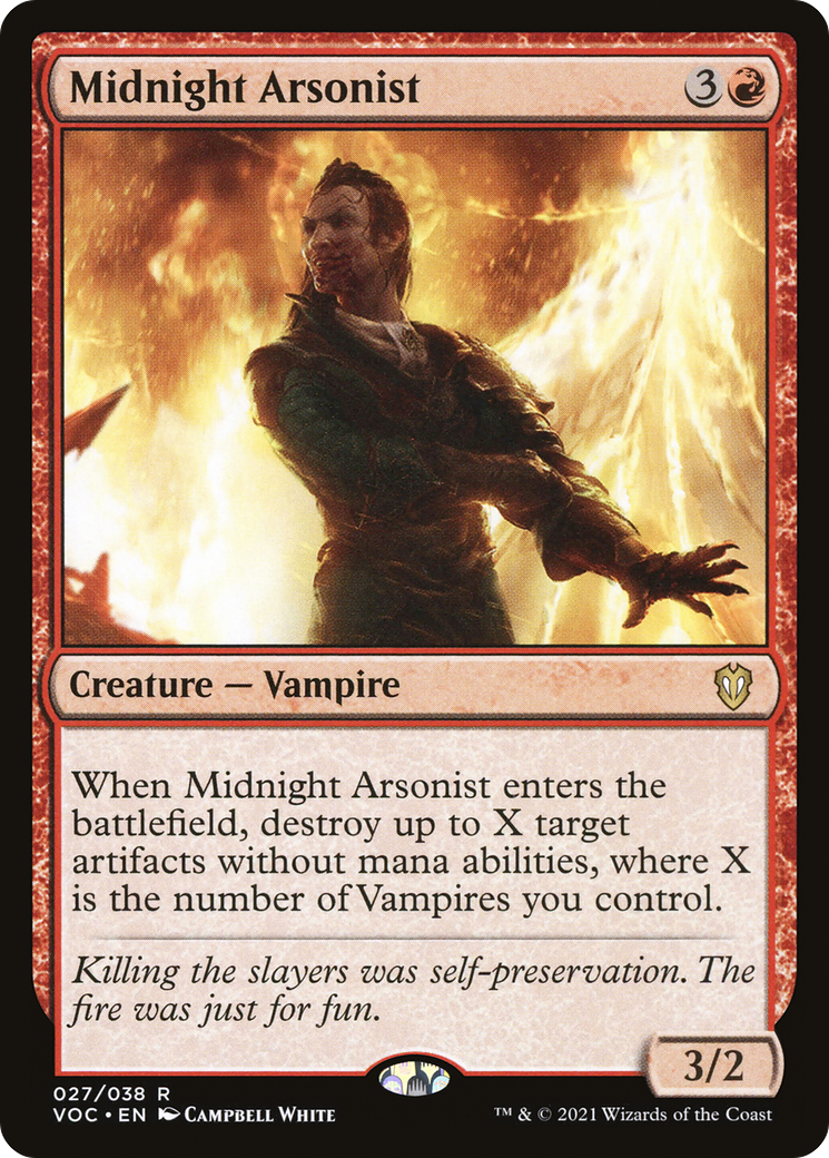 Midnight Arsonist (027) - Crimson Vow Commander