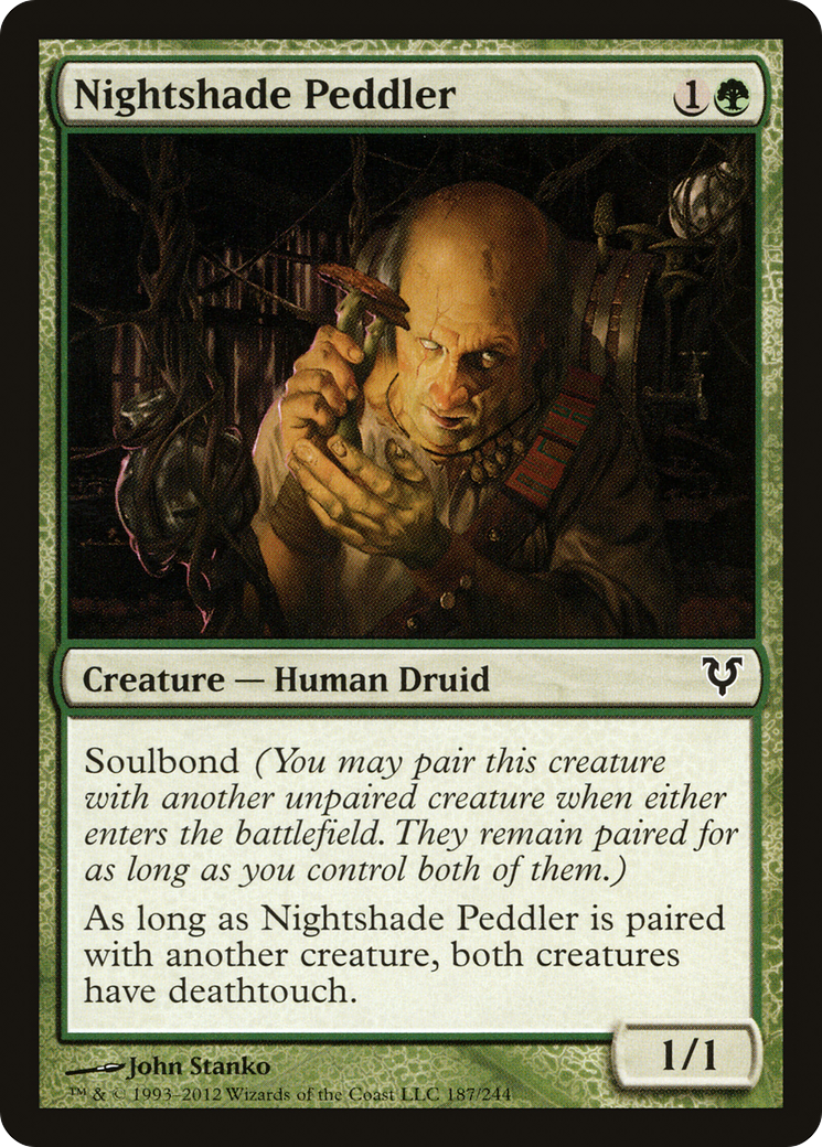 Nightshade Peddler (187) Foil - Avacyn Restored