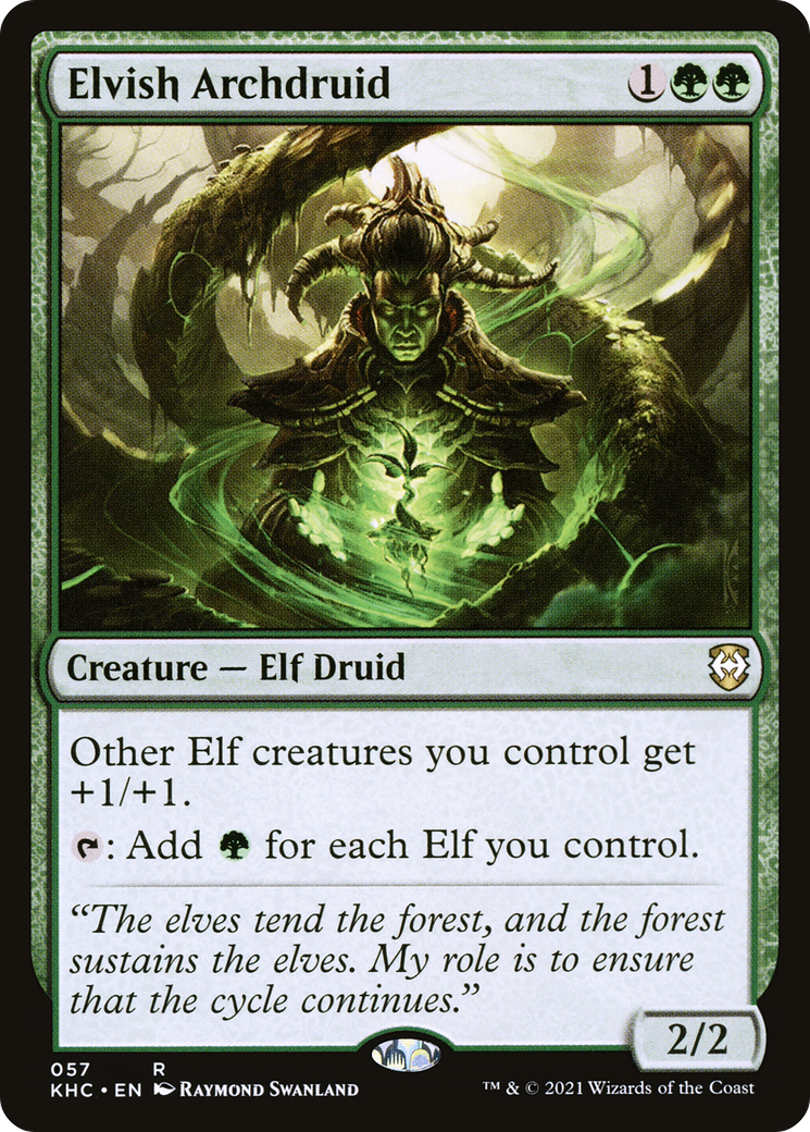 Elvish Archdruid (057) - Kaldheim Commander