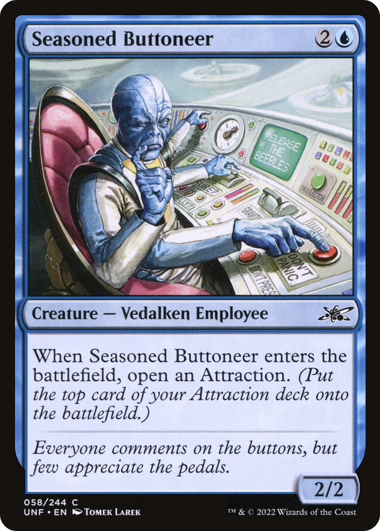 Seasoned Buttoneer (058) - Unfinity