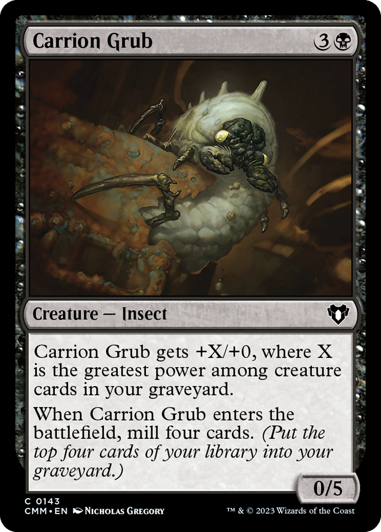 Carrion Grub (143) - Commander Masters