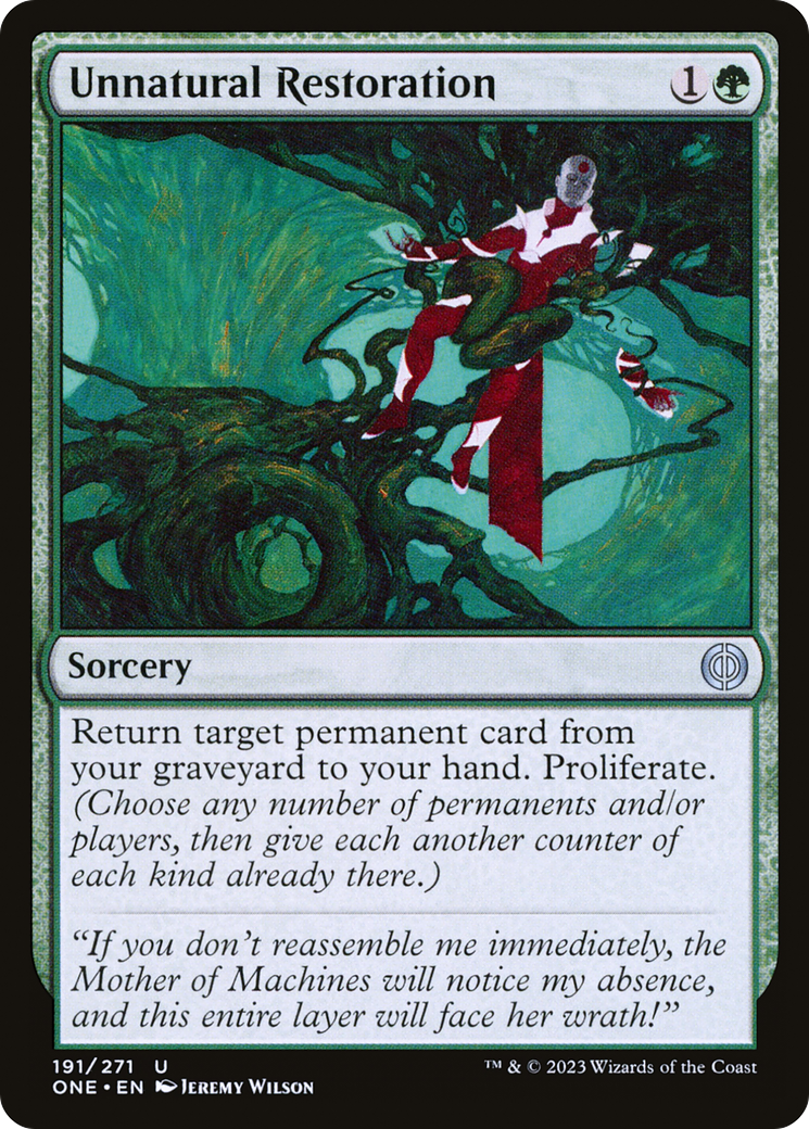 Unnatural Restoration (191) - Phyrexia: All Will Be One