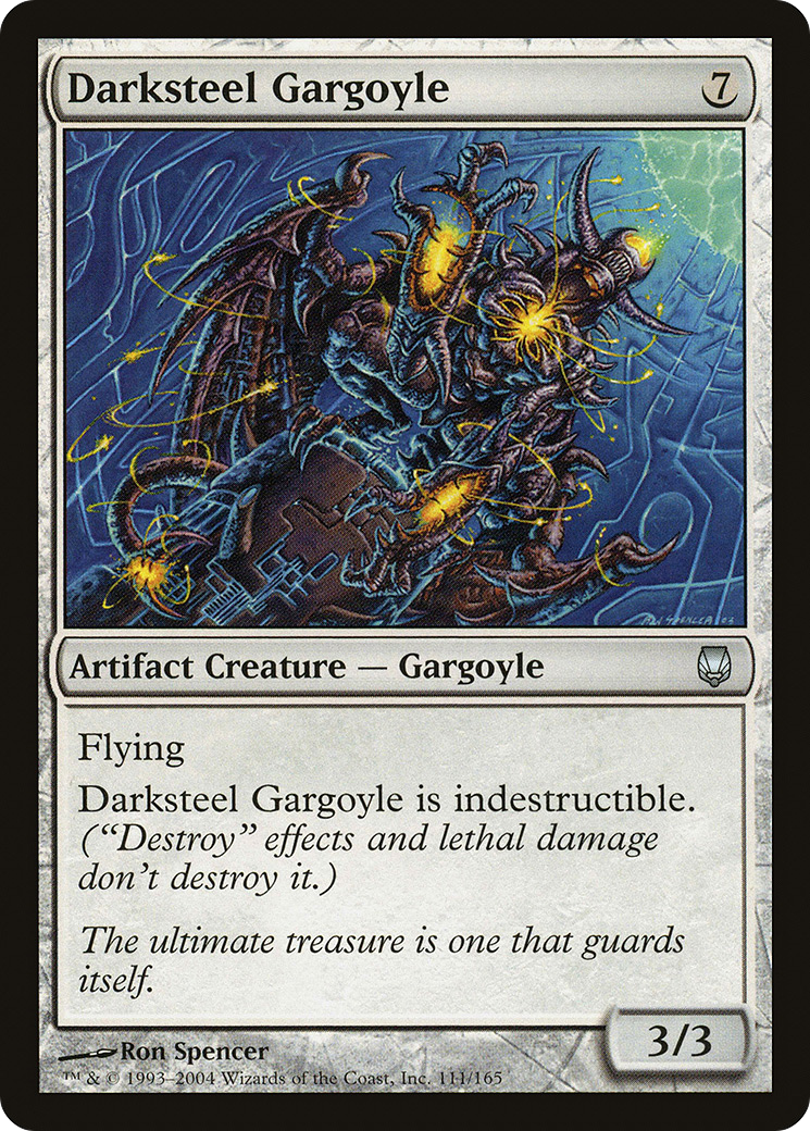 Darksteel Gargoyle (111) Foil - Darksteel